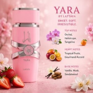 Yara by Lattafa Eau de Parfum – 3.4 oz / 100 mL