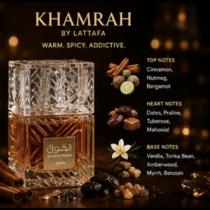 Khamrah by Lattafa Eau de Parfum – 3.4 oz / 100 mL