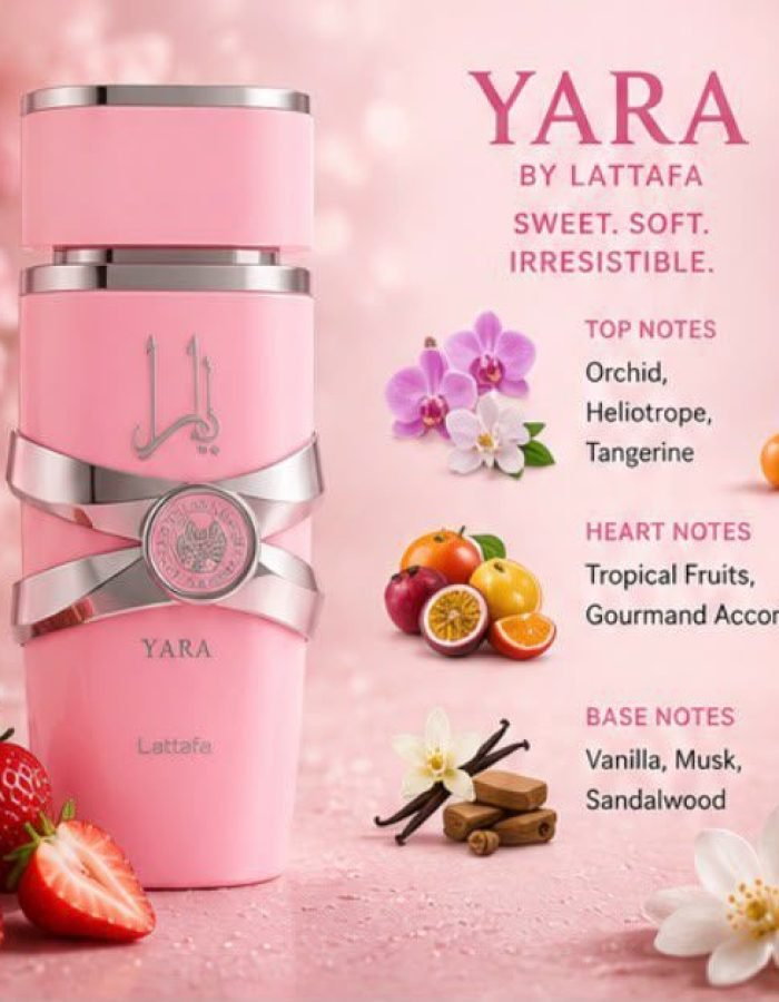 Yara by Lattafa Eau de Parfum – 3.4 oz / 100 mL