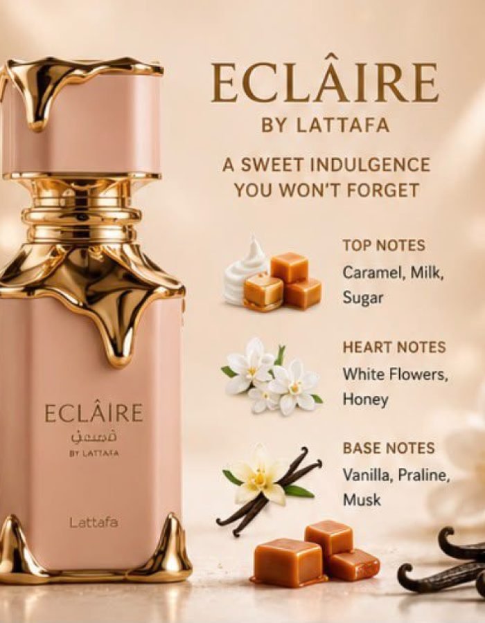 Eclaire by Lattafa Eau de Parfum – 3.4 oz / 100 mL